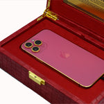 PINK IPHONE 13 PRO MAX 1TB WITH 24KT GOLD - Paris Rose Gold LLC